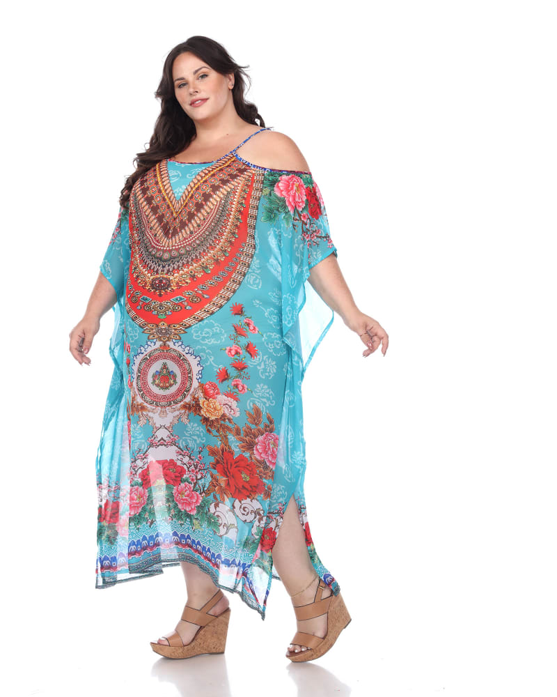 Sheer caftan discount